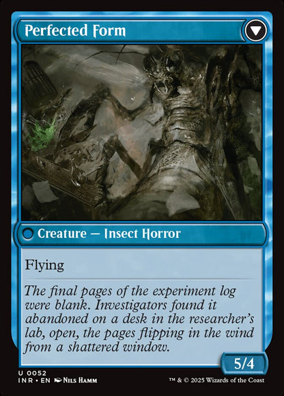 Aberrant Researcher // Perfected Form (052) Foil - Innistrad Remastered