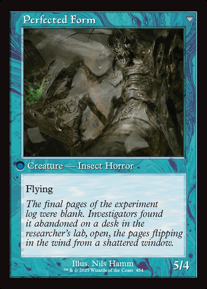 Aberrant Researcher // Perfected Form (Retro) (454) Foil - Innistrad Remastered