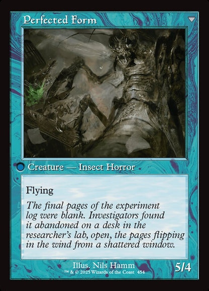 Aberrant Researcher // Perfected Form (Retro) (454) Foil - Innistrad Remastered