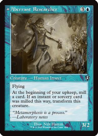 Aberrant Researcher // Perfected Form (Retro) (454) - Innistrad Remastered