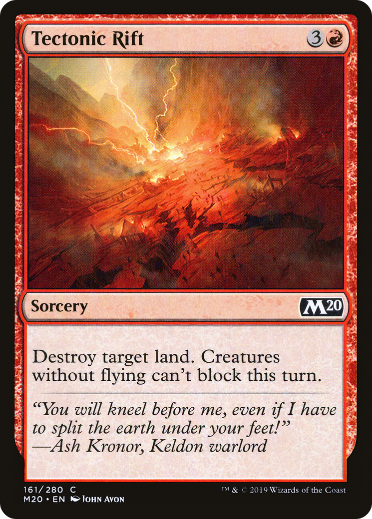 Tectonic Rift (161) - Core Set 2020