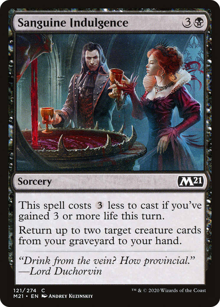 Sanguine Indulgence [Core Set 2021] Foil