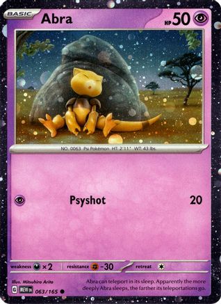 Abra (Cosmos Holo) (63) Holofoil - Miscellaneous Cards & Products