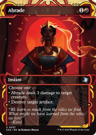 Abrade (037) Foil - Secrets of Strixhaven: Mystical Archive