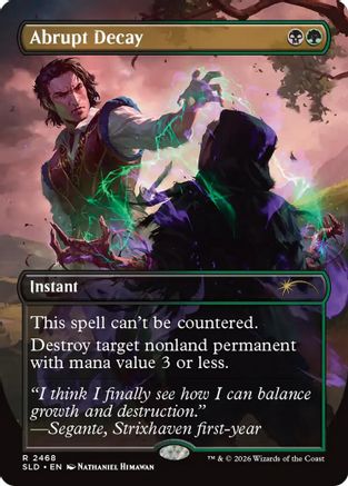Abrupt Decay (2468) Foil - Secret Lair Drop Series