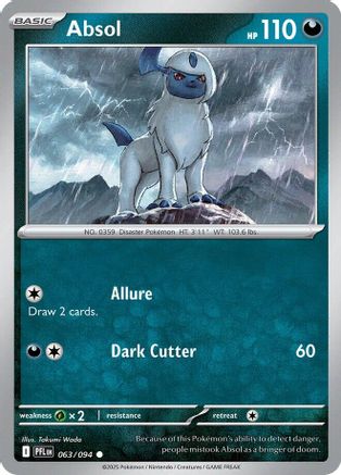 Absol (63) Reverse Holofoil - Phantasmal Flames