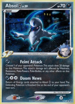 Absol G (1) Reverse Holofoil - Supreme Victors