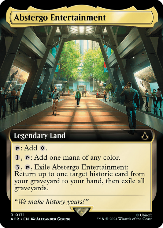 Abstergo Entertainment (Extended Art) (171) Foil - Assassin's Creed