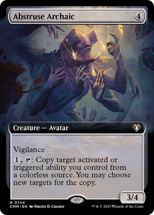 Abstruse Archaic (Extended Art) (744) Foil - Commander Masters