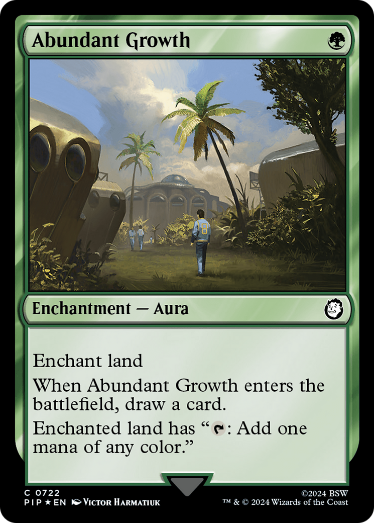 Abundant Growth (722) Surge Foil - Fallout