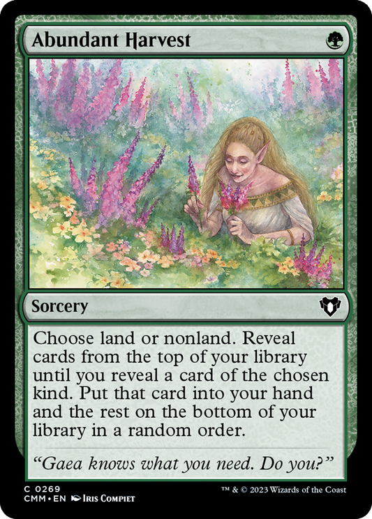 Abundant Harvest (269) Foil - Commander Masters