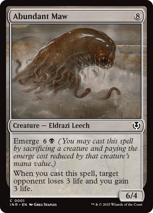 Abundant Maw (001) Foil - Innistrad Remastered