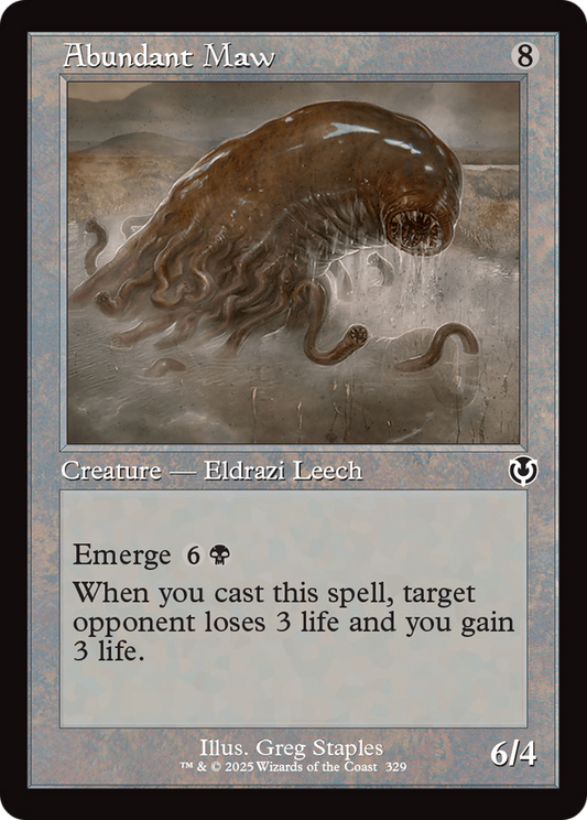 Abundant Maw (Retro) (329) - Innistrad Remastered