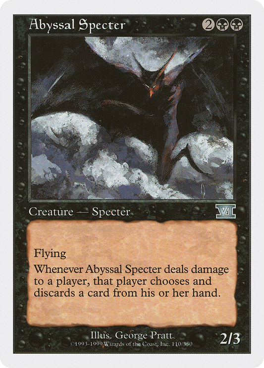 Abyssal Specter (110) - Classic Sixth Edition