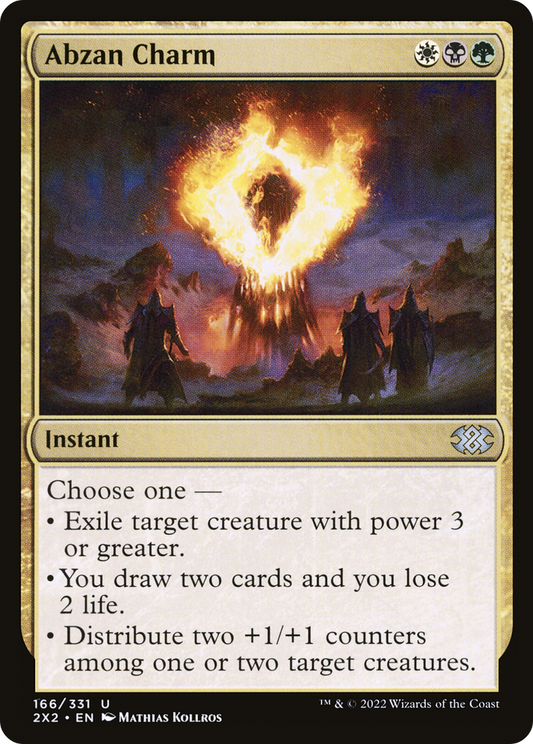 Abzan Charm (166) Foil - Double Masters 2022