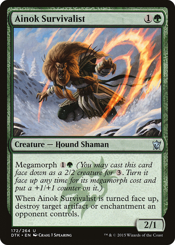 Ainok Survivalist [Dragons of Tarkir] Foil
