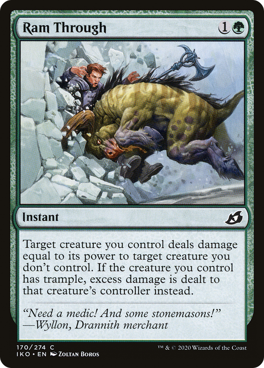 Ram Through (170) Foil - Ikoria: Lair of Behemoths