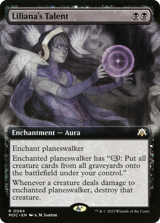 Liliana's Talent (Extended Art) (084) - March of the Machine Commander