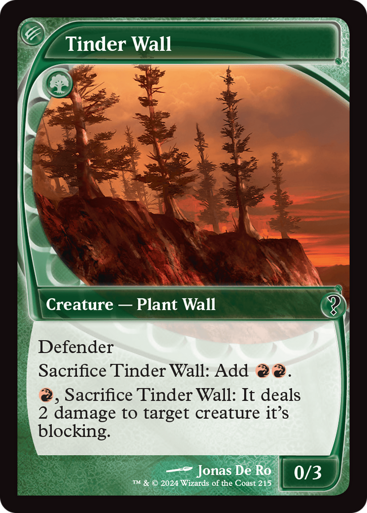 Tinder Wall (Future Sight) (215) - Mystery Booster 2