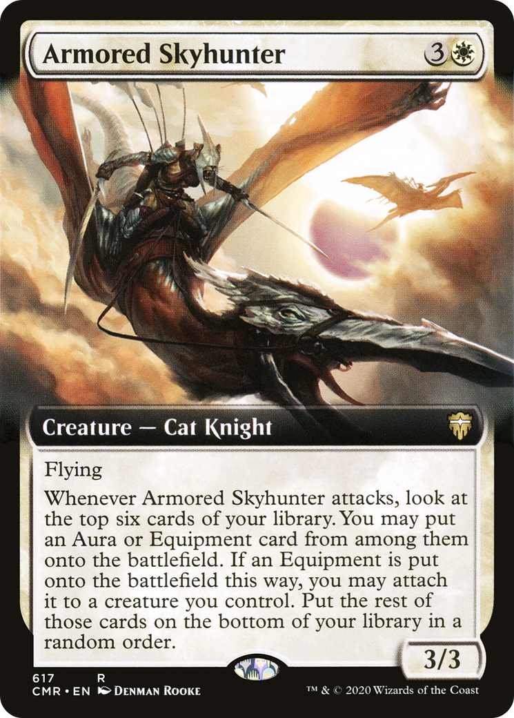 Armored Skyhunter (Extended Art) (617) Foil - Commander Legends