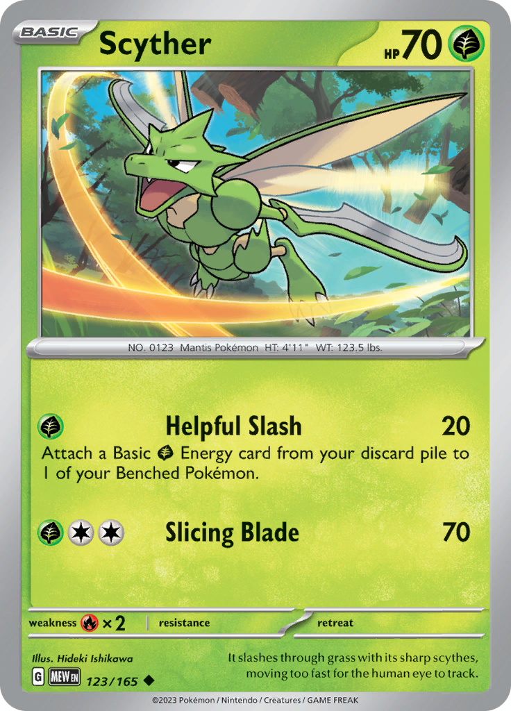 Scyther (123/165) [Scarlet & Violet: 151] | Silver Goblin