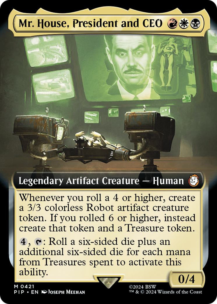 Mr. House, President and CEO (Extended Art) (421) - Fallout