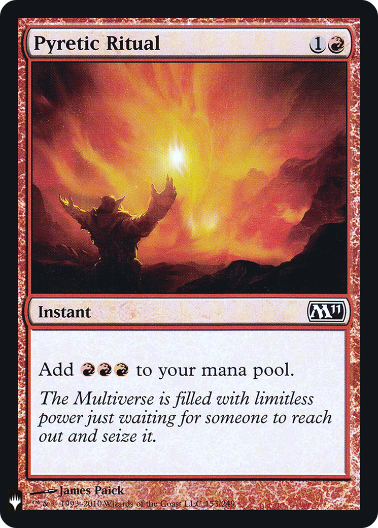 Pyretic Ritual (153) Foil - The List