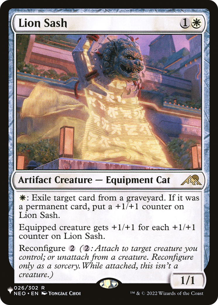 Lion Sash (NEO-26) - The List