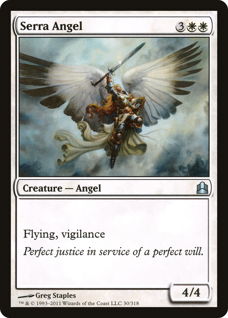 Serra Angel (030) - Commander 2011
