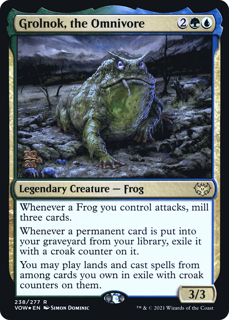 Grolnok, the Omnivore [Innistrad: Crimson Vow Prerelease Promos] | Silver Goblin