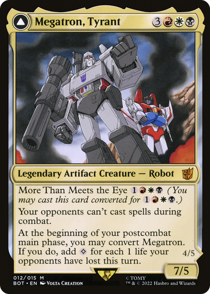 Megatron, Tyrant (012) Foil - Transformers