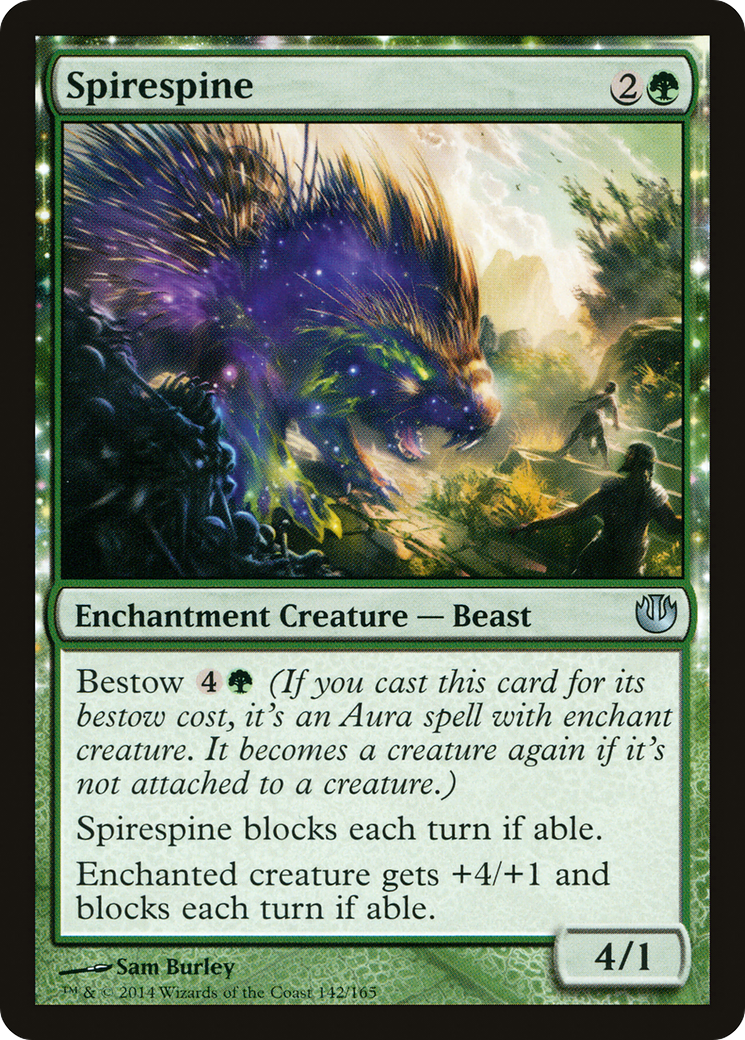 Spirespine (142) Foil - Journey into Nyx