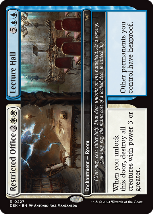 Restricted Office // Lecture Hall [Duskmourn: House of Horror] Foil