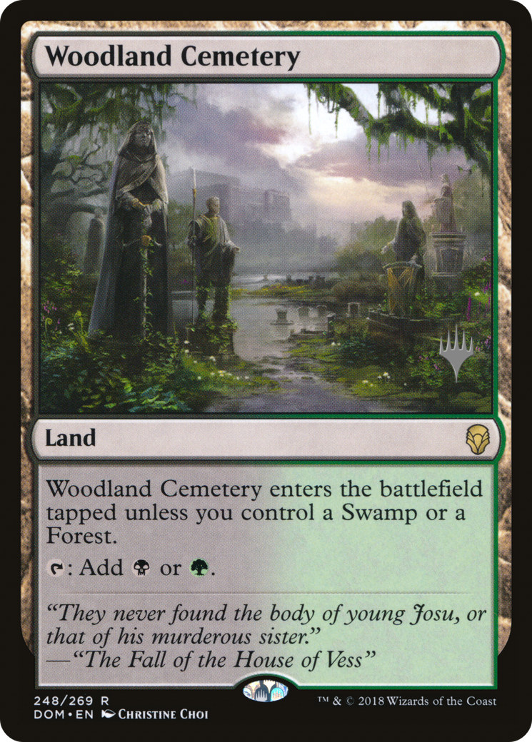 Woodland Cemetery (Promo Pack) [Dominaria Promos] Foil
