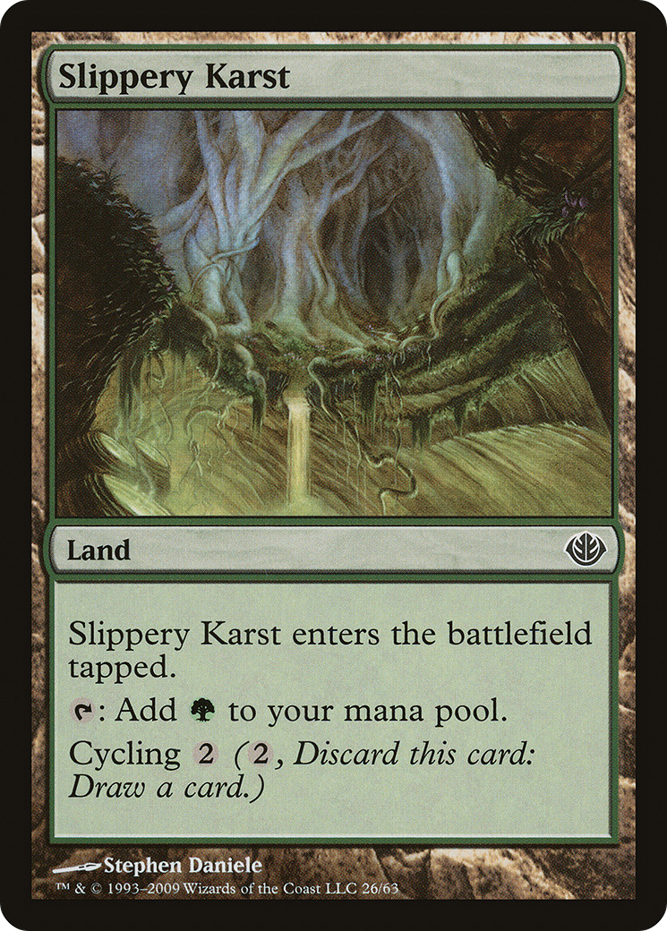 Slippery Karst (026) - Duel Decks: Garruk vs. Liliana