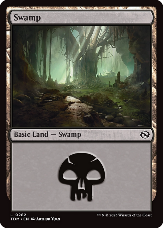 Swamp (282) Foil - Tarkir: Dragonstorm