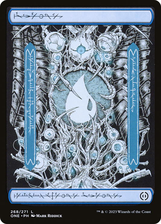 Island (268) (Phyrexian) [Phyrexia: All Will Be One] Foil