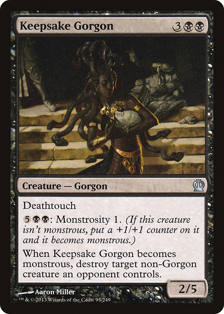 Keepsake Gorgon (093) Foil - Theros