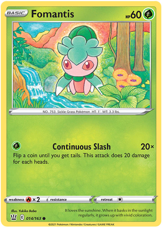 Fomantis (014/163) [Sword & Shield: Battle Styles] | Silver Goblin