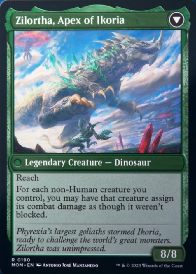 Invasion of Ikoria // Zilortha, Apex of Ikoria (190) Foil - March of the Machine