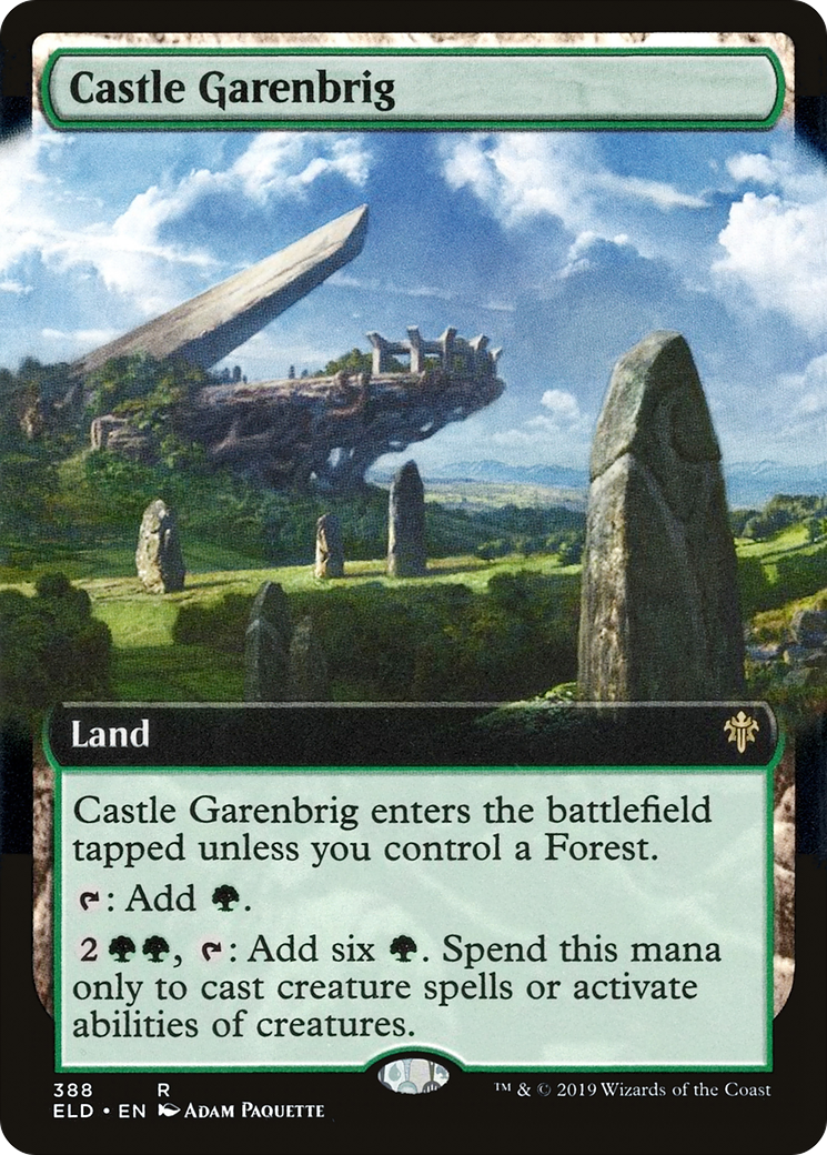 Castle Garenbrig (Extended Art) [Throne of Eldraine] Foil