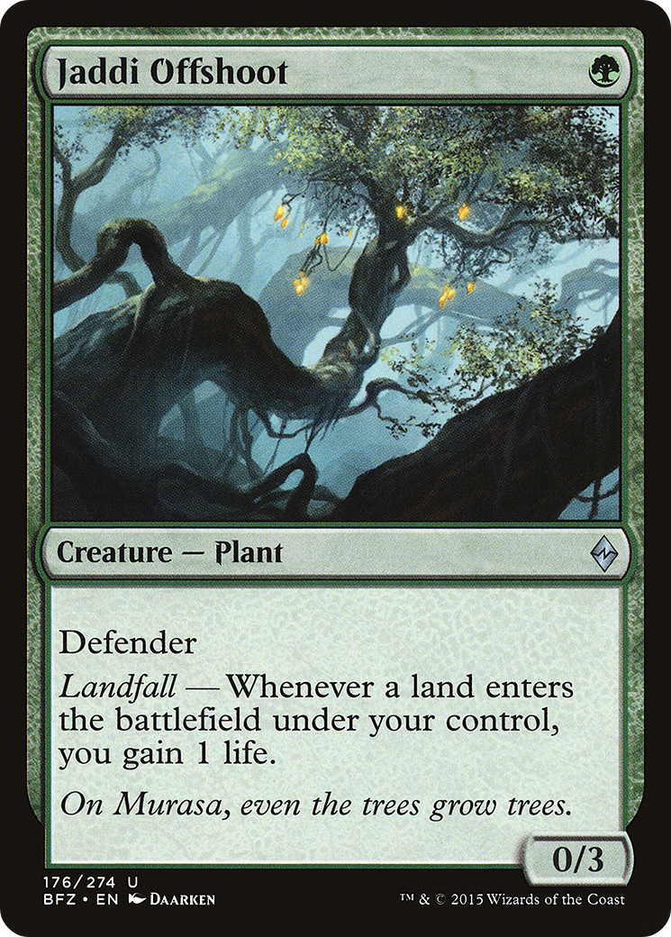 Jaddi Offshoot (176) Foil - Battle for Zendikar
