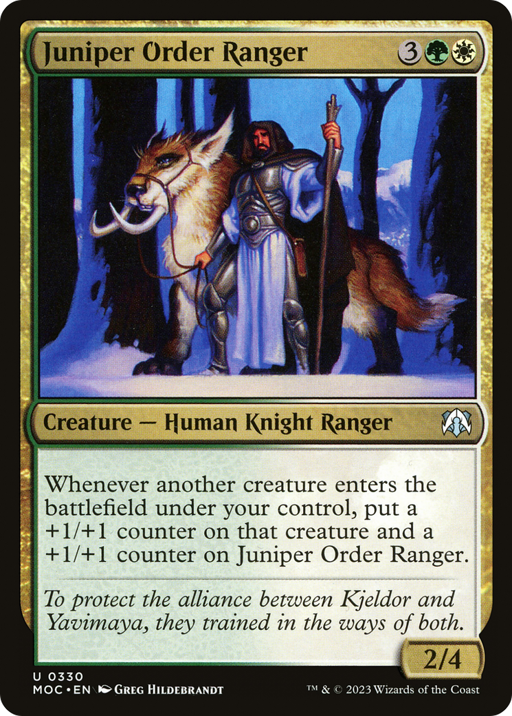 Juniper Order Ranger [March of the Machine Commander] | Silver Goblin
