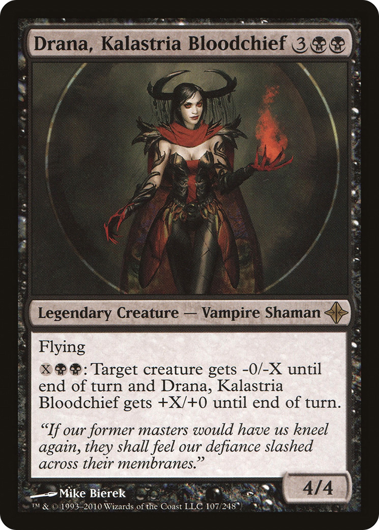Drana, Kalastria Bloodchief (107) Foil - Rise of the Eldrazi