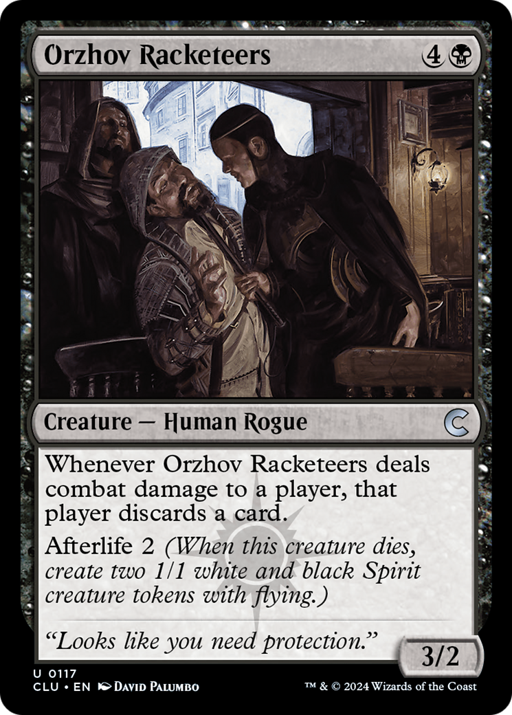 Orzhov Racketeers (117) - Ravnica: Clue Edition