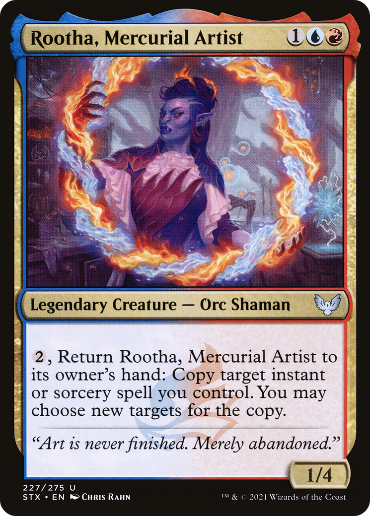 Rootha, Mercurial Artist (227) - Strixhaven: School of Mages