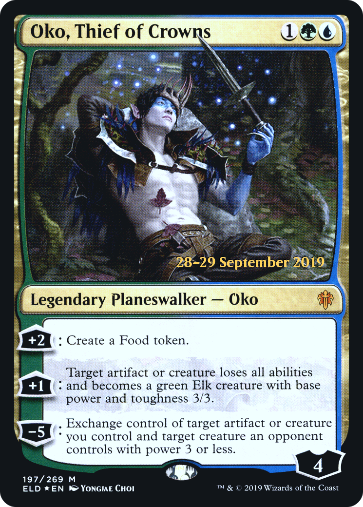 Oko, Thief of Crowns (197) Foil - Throne of Eldraine Promos