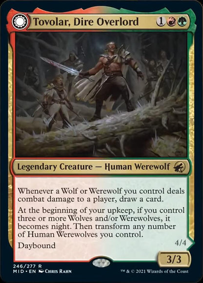 Tovolar, Dire Overlord // Tovolar, the Midnight Scourge (246) - Innistrad: Midnight Hunt