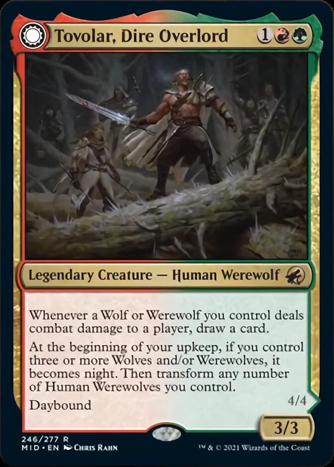 Tovolar, Dire Overlord (246) Foil - Innistrad: Midnight Hunt