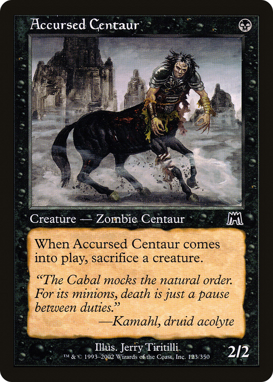 Accursed Centaur (123) Foil - Onslaught